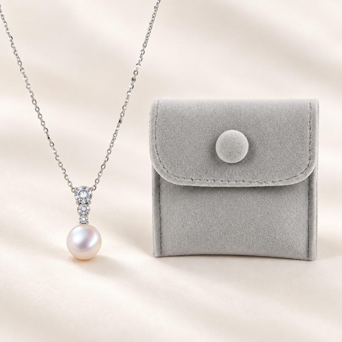 Collier Perle d’eau douce Élixir – Argent 925