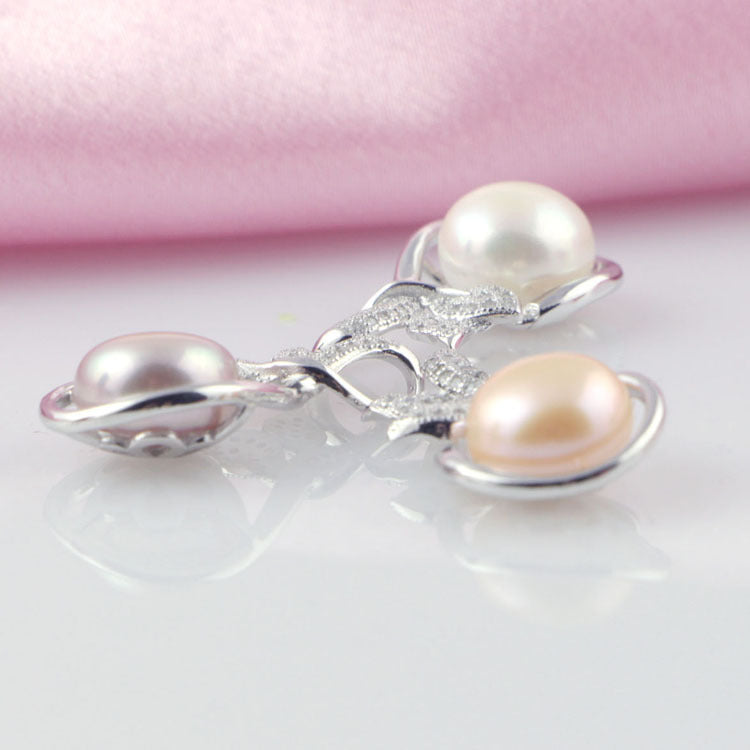 Collier et pendentif Perle d'Eau Douce Elixir de Lumière et Grace