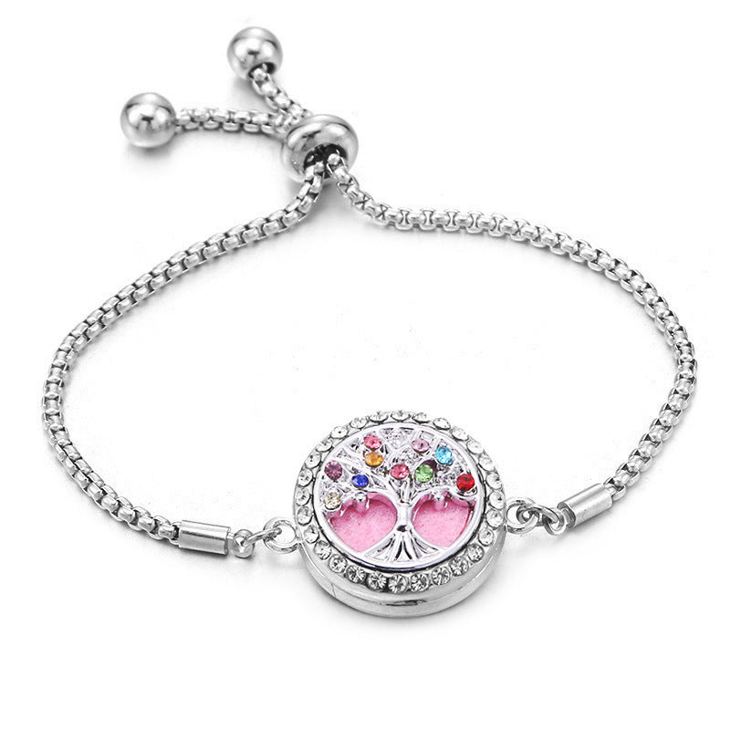 Bracelet diffuseur Arbre Arc-en-Ciel -Harmonie & Energie lumineuse