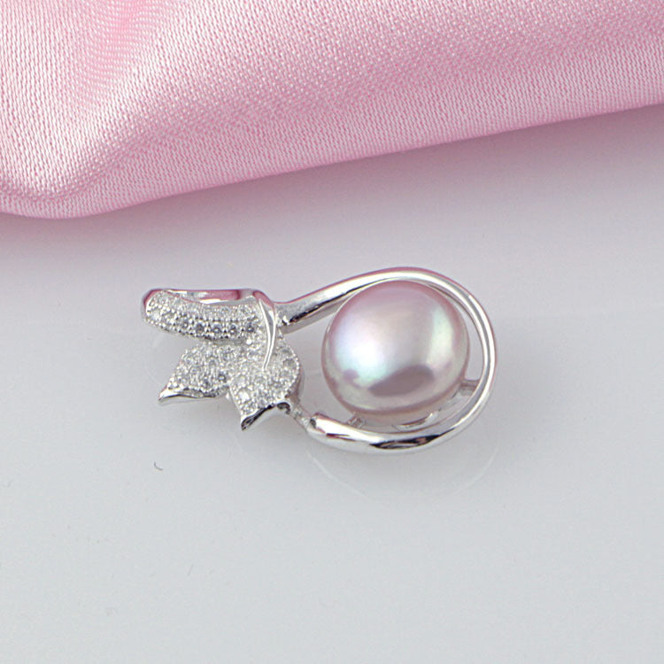Collier et pendentif Perle d'Eau Douce Elixir de Lumière et Grace