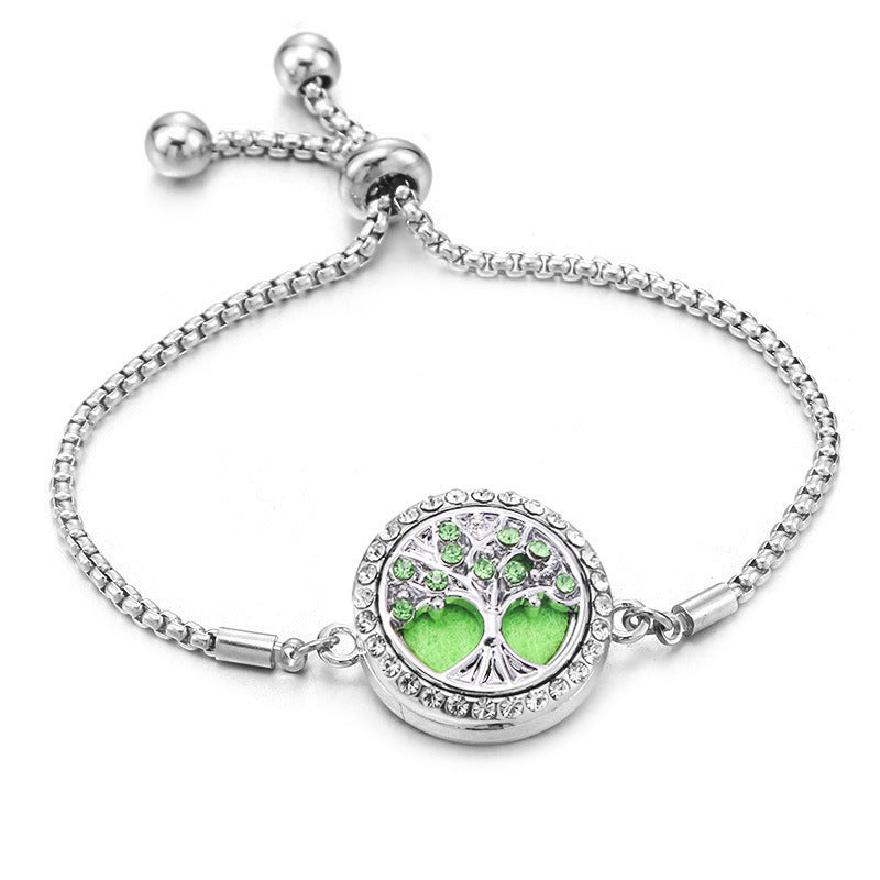 Bracelet diffuseur Arbre Arc-en-Ciel -Harmonie & Energie lumineuse
