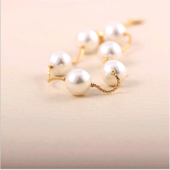 Bracelet Elixir Perles d'Eau Douce Harmonie Dorée