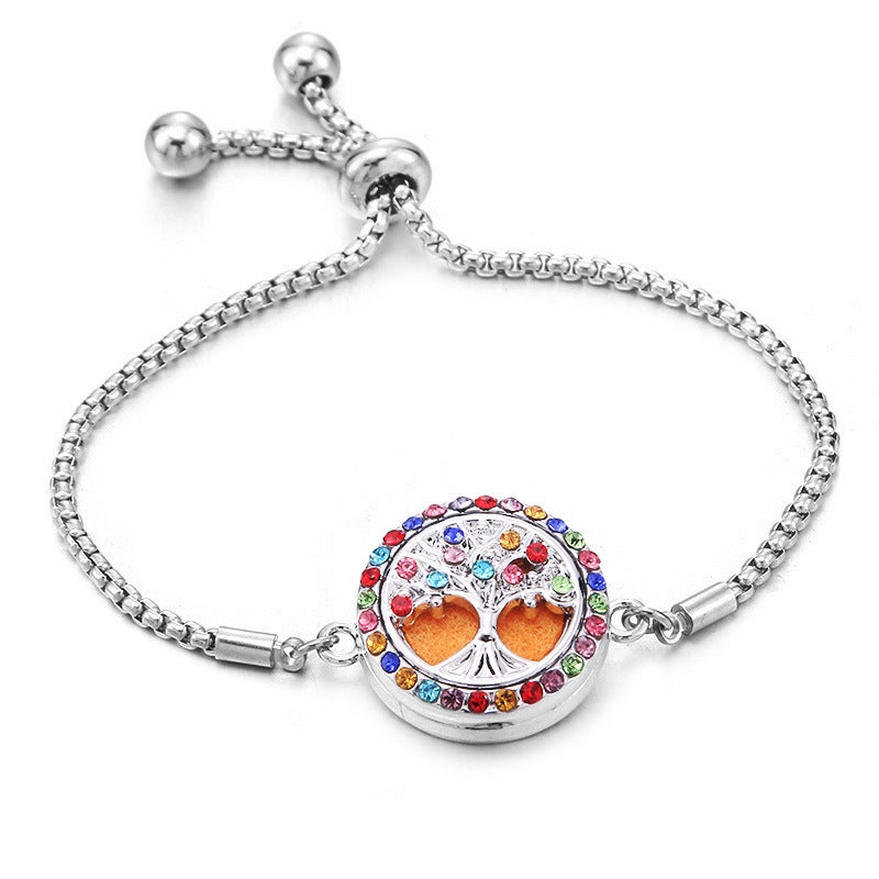Bracelet diffuseur Arbre Arc-en-Ciel -Harmonie & Energie lumineuse